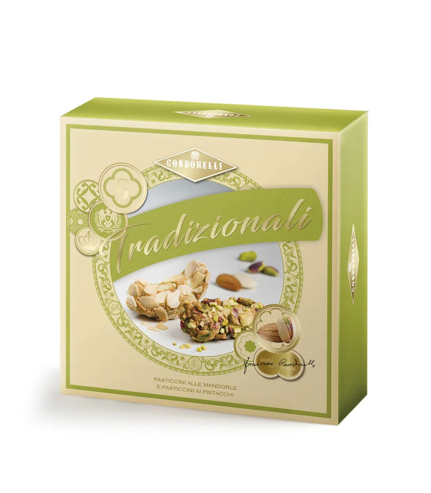 Pasticcini Artigianali alle Mandorle e Pistacchi – 250g