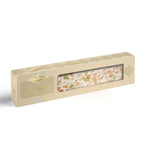 Stecca di torrone morbido Mandorle e Pistacchi