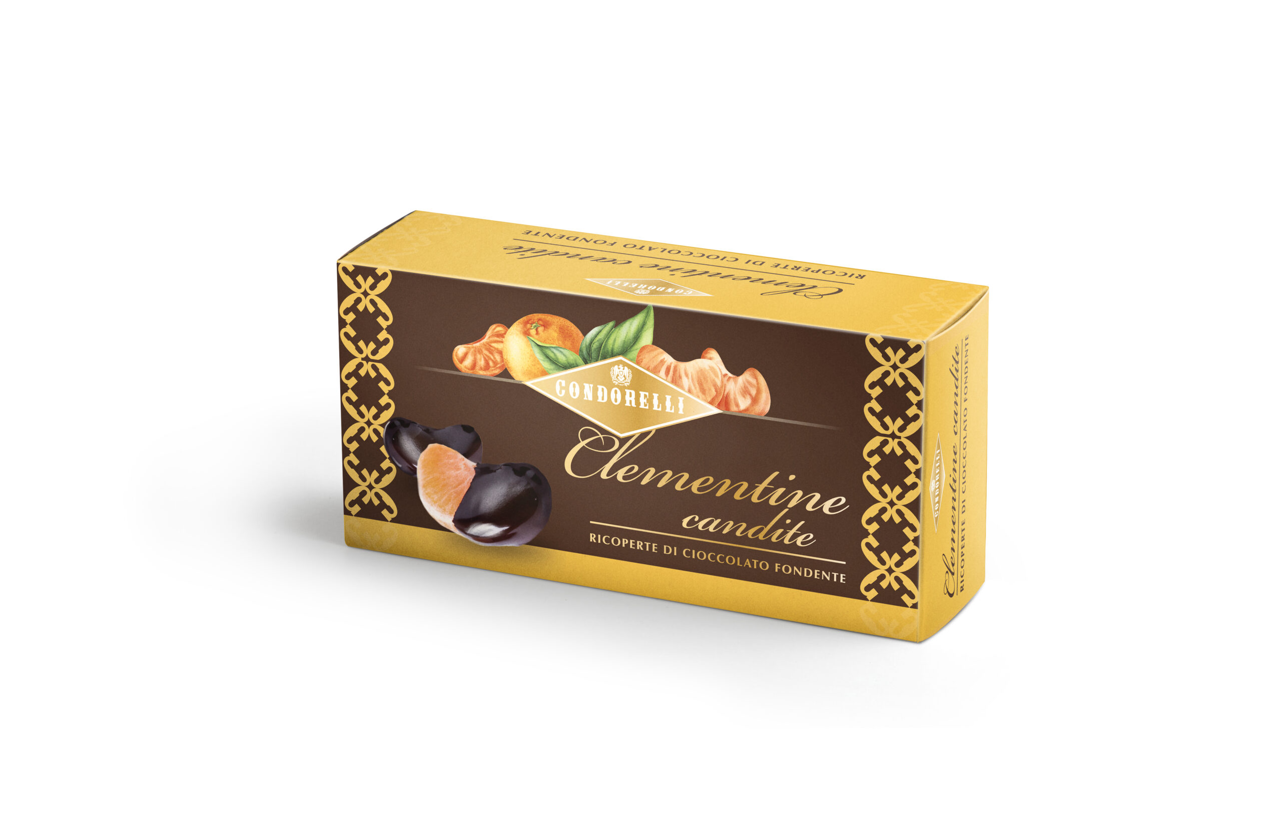 Clementine candite al cioccolato fondente 80g