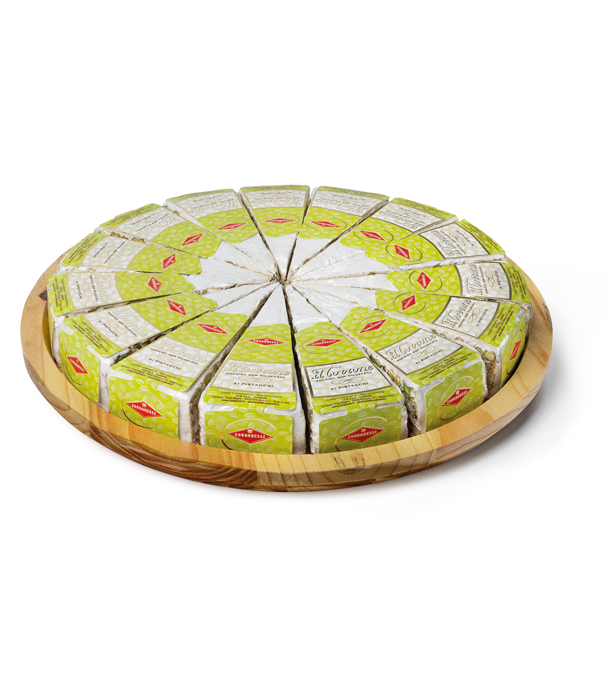 Tagliere di torrone ai pistacchi