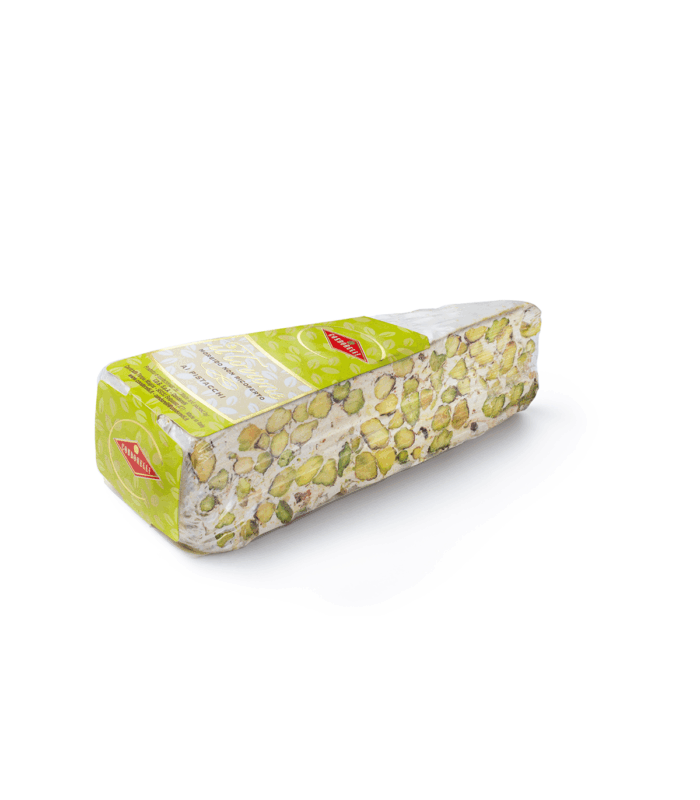 Tagliere di torrone ai pistacchi