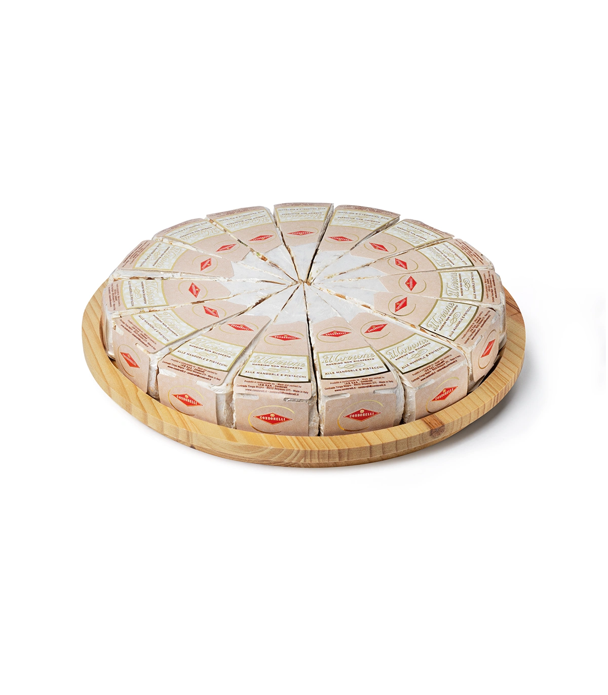 Tagliere di torrone alla mandorla e pistacchi
