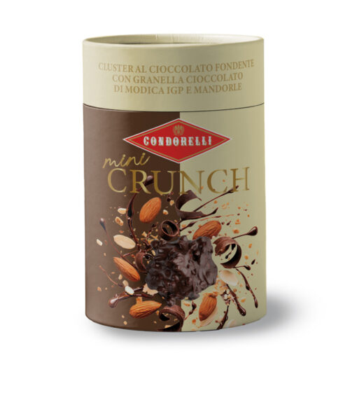 MiniCrunch al fondente Modica e mandorle 130g